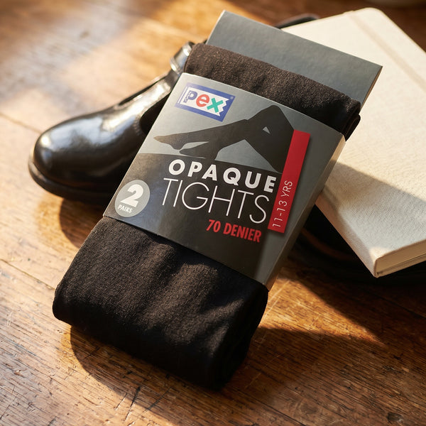 PEX™ School Nylon 70 Denier Tights, Pack of 2