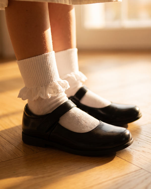 PEX™ School Lace Socks, Pack of 3