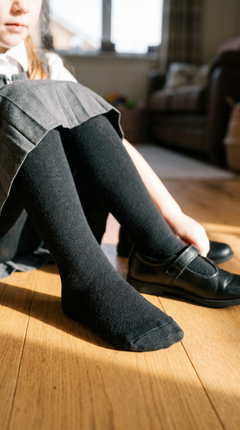 PEX™ School Cotton Tights, Pack of 2